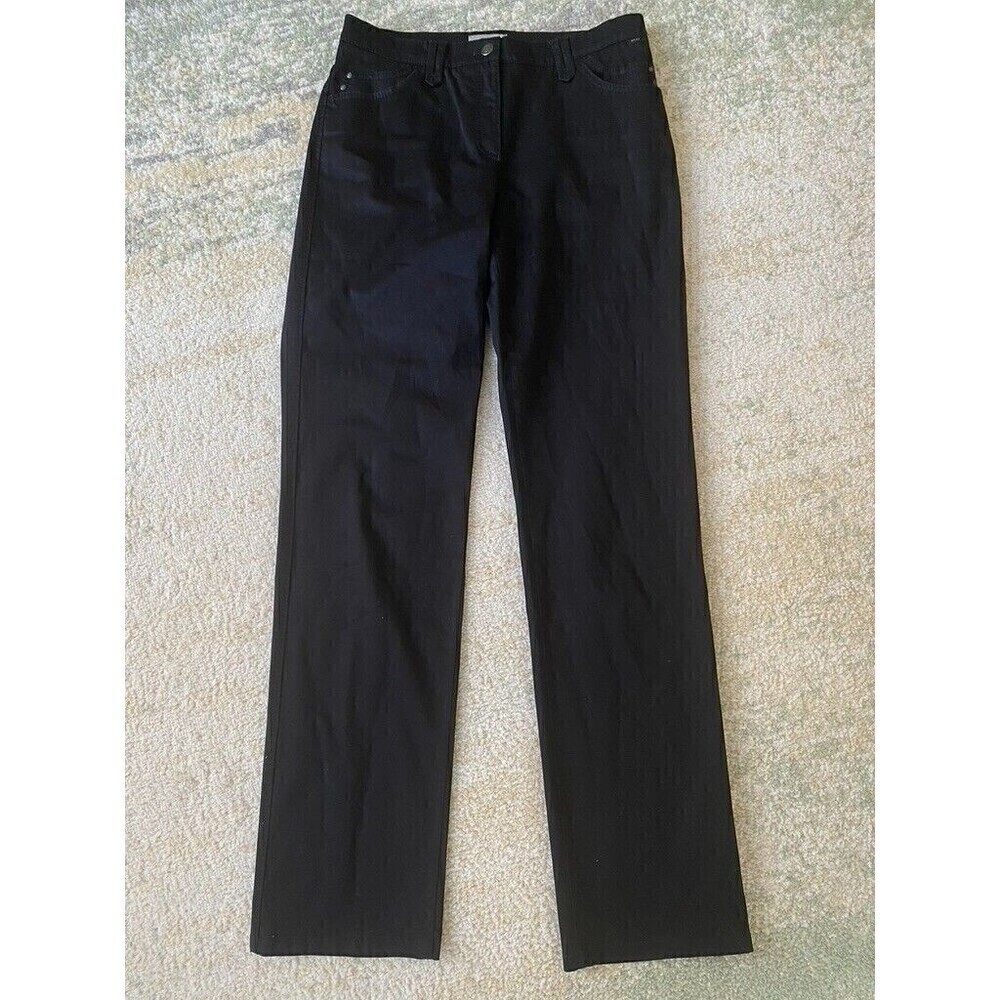 Ladies Brax City Sport Trousers 6L Stretch Black Pants Carola Women's